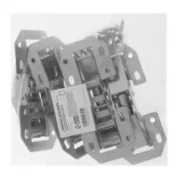 Петля мебельная ТУНДРА, накладная, универсальная, без врезки, набор 4 шт