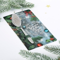 Ложка столовая с гравировкой &laquo;Чудесного нового года&raquo;, 2,8 х 14 см