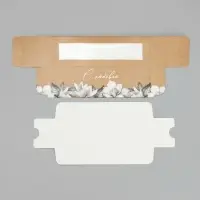 Коробка для макарун, кондитерская упаковка &laquo;С любовью крафт&raquo; 18 х 5.5 х 5.5 см