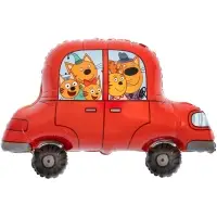 Воздушный шар фольгированный 30" &laquo;Три Кота, автомобиль&raquo;