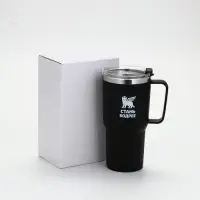 Термокружка "Стань бодрее", 500мл, черная