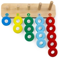 Пирамидка &laquo;Счеты&raquo;, 15 деталей