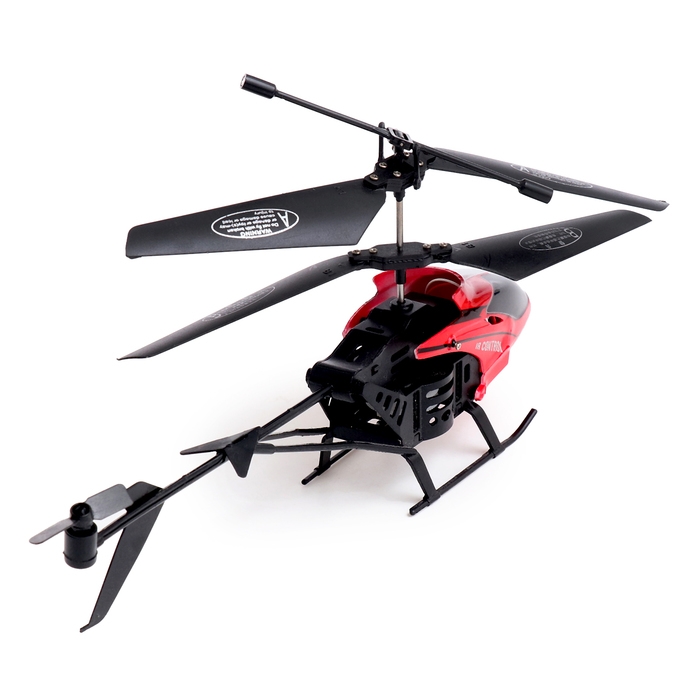 Вертолёт радиоуправляемый &laquo;Воздушный король&raquo;, работает от аккумулятора, цвет красный