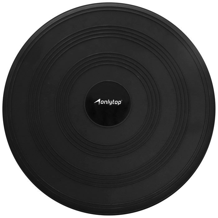 Подушка балансировочная ONLYTOP, массажная, d=32 см, цвет чёрный