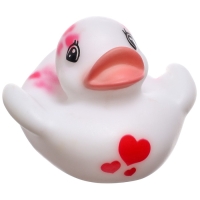 Набор резиновых игрушек для ванны &laquo;Уточки Лаффки&raquo;, 5 см, 3 шт., цвет МИКС, Крошка Я