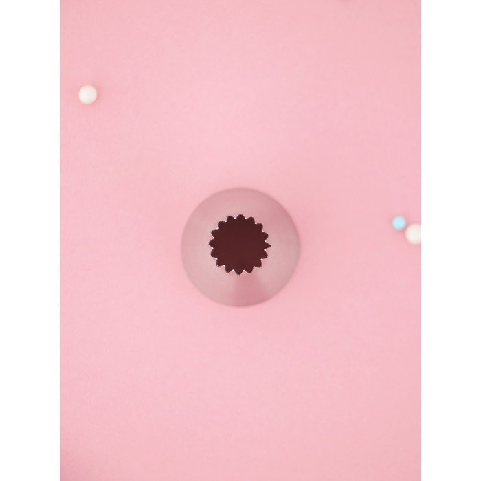 Насадка кондитерская KONFINETTA &laquo;Французская звезда&raquo;, d=3,4 см, выход d=1,4 см, нержавеющая сталь