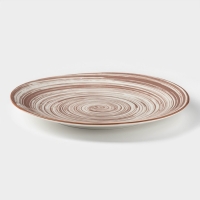 Тарелка керамическая обеденная &laquo;Искушение&raquo;, d=26,5 см, цвет розовый