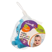 Резиновая игрушка для ванны &laquo;Малыш&raquo;, 7 см, с пищалкой, 1 шт, виды МИКС, Крошка Я