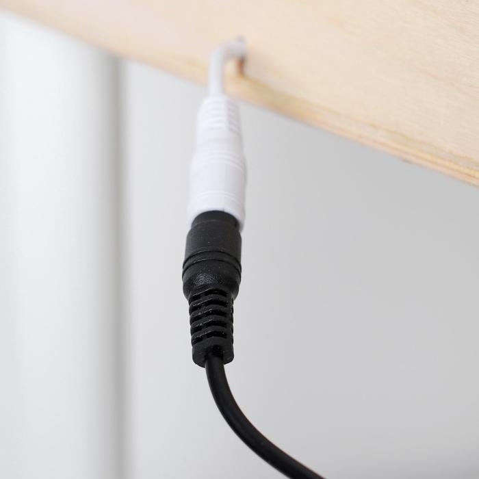 Стол для рисования песком, 42 &times; 60 см, с крышкой, фанера, оргстекло, подсветка цветная