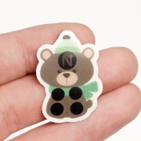 Детский термометр - наклейка налобный  "Мишка", до 40&deg;