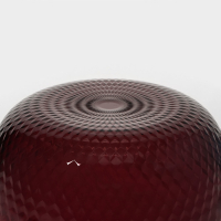 Салатник стеклянный &laquo;Идиллия&raquo;, d=23 см, цвет лилак