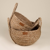 Корзины для хранения ручной работы SL Home, 2 шт: 22&times;21&times;20 см, 27&times;24&times;22 см