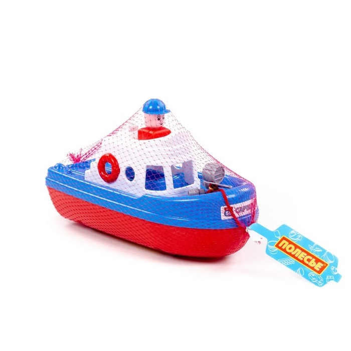 Катер &laquo;Спасатель&raquo;, цвет бело-синий