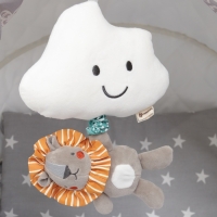 Подвеска музыкальная &laquo;Львенок Леон&raquo;, с пищалкой, на кроватку, коляску, Крошка Я