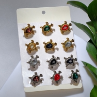 Брошь &laquo;Черепаха&raquo; ажурная, цвет МИКС (неделимая фасовка 12 шт., цена за шт.)