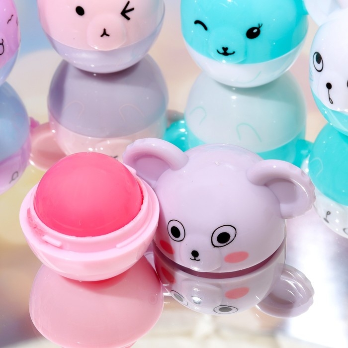 Бальзам для губ &laquo;Мышка&raquo;, микс цветов и ароматов