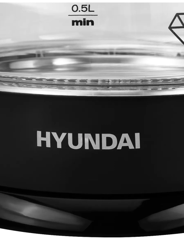 Чайник HYK-G2011 1,7л 2200Вт черный (стекло)