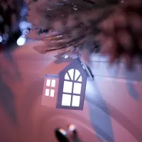 Хвойная гирлянда фиброоптическая &laquo;Заснеженная&raquo; 200 см, 8 режимов