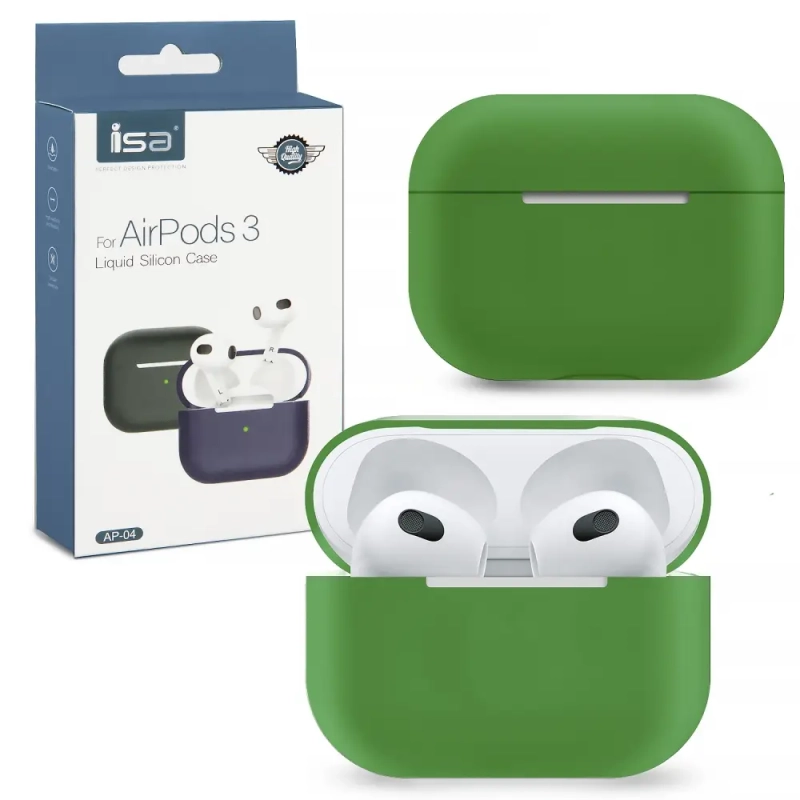 Чехол Apods 3 Silicon Case ISA Green