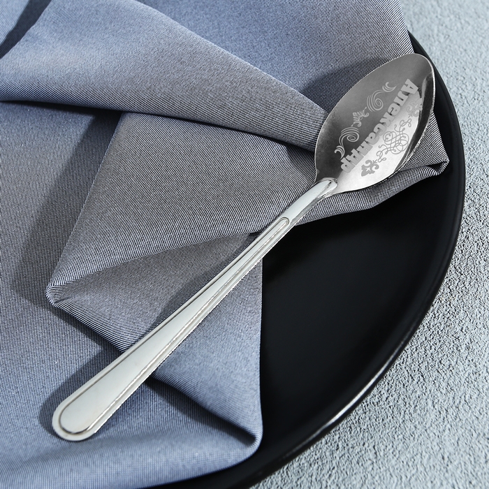 Ложка именная &laquo;Александр&raquo;, на открытке, 3 х 14 см.