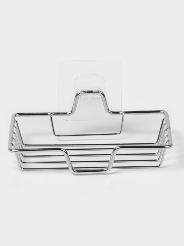 Мыльница настенная, цвет хром