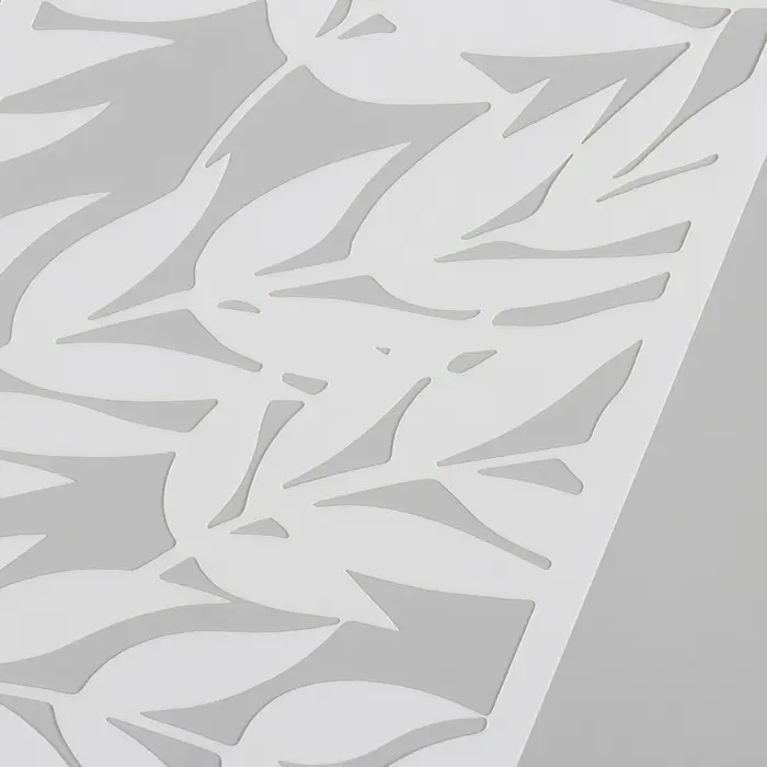 Трафарет фоновый пластик "Лиственница" 12х20 см