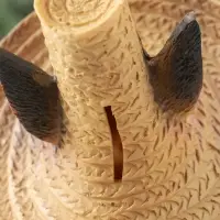 Копилка "Зайчик в шляпе с бабочкой" 19х13х12 см, серый