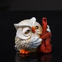 Фигура "Сова с виолончелью" 5.7х5.1х6.2 см