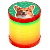 Пружинка - радуга &laquo;Котики-собачки&raquo; d.-5см, в шоубоксе, МИКС