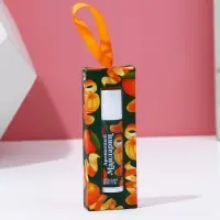 Бальзам для губ ЧИСТОЕ СЧАСТЬЕ в коробке, 10 г, аромат мандарина, Новый Год