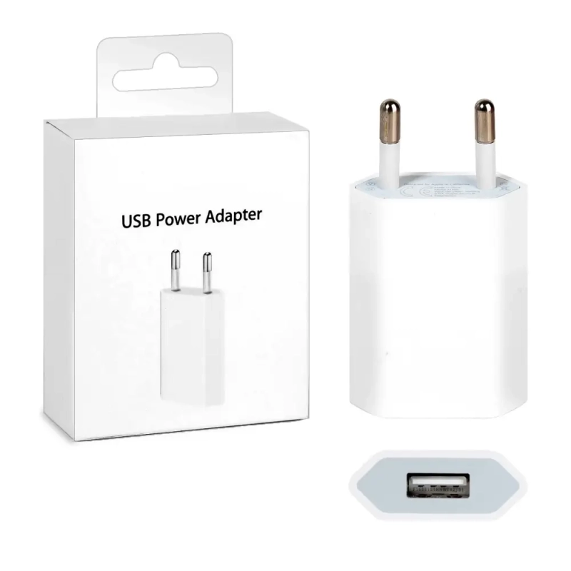 *Переходник СЗУ на USB 1000Mah 4G mini 100% ORG лого