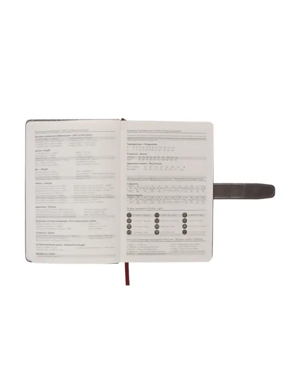 Ежедневник недатированный формат А5, с хлястиком, 128л, линия, пвх, Серый