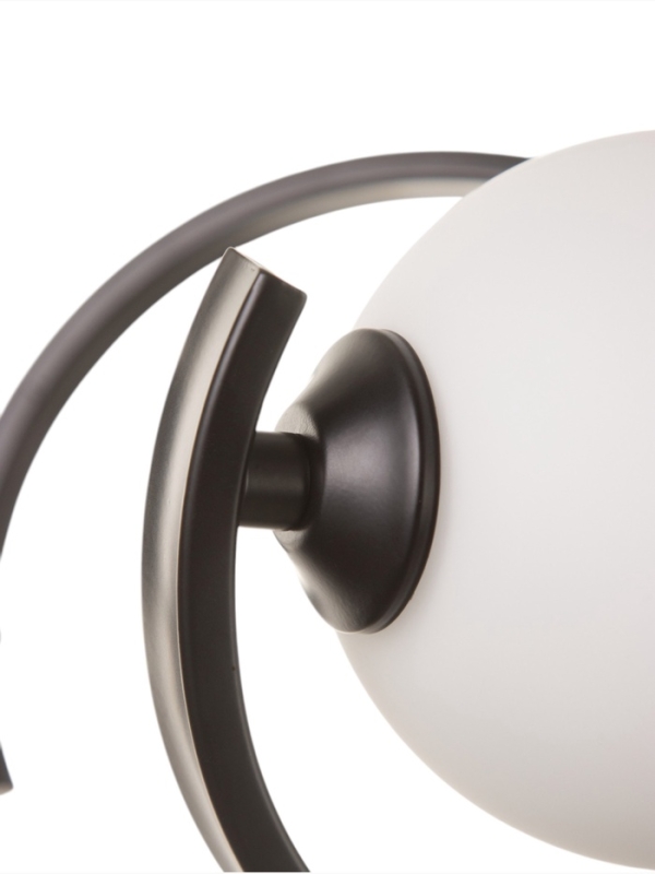 Бра Nadine 1х10Вт GU10 черный 37х16х32см