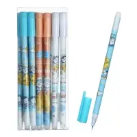 Ручка гелевая со стираемыми чернилами, 0.5 мм, корпус &laquo;Пингвинёнок&raquo;, стержень синий, МИКС