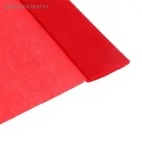 Бумага крепированная 50 х 200 см, в рулоне, 32 г/м2, красная