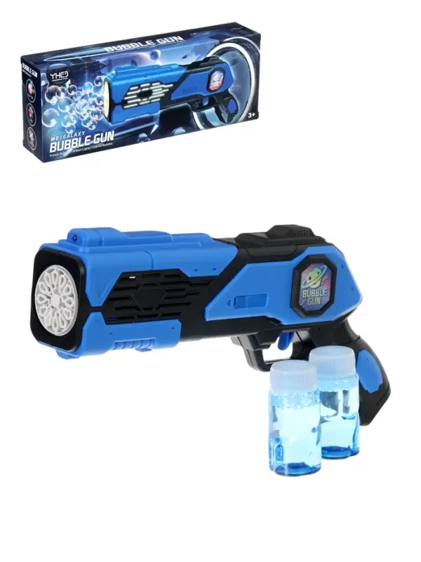 Генератор мыльных пузырей "Мега бластер", световые эффекты, работает от батареек