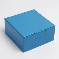 Коробка подарочная складная, упаковка, &laquo;Синяя&raquo;, 15 х 15 х 7 см