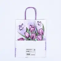 Пакет крафт &laquo;Хорошего настроения&raquo; 22&times;12&times;27 см