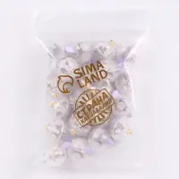 Светодиод для воздушного шара, круглый, цвет жёлтый, пластик