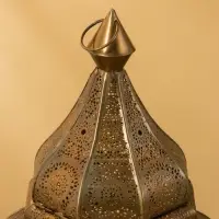 Подсвечник фонарь "Сокровища" железо 23х23х37,5 см