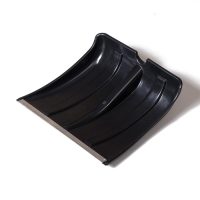 Ковш лопаты для уборки снега, 380 &times; 360 мм, пластик, оцинкованная планка, тулейка 30 мм, &laquo;Снежок&raquo;