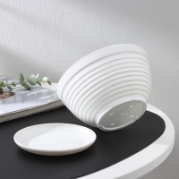 Горшок для цветов с поддоном &laquo;Алиса&raquo;, 1 л, d=17 см, h=10 см, цвет белый