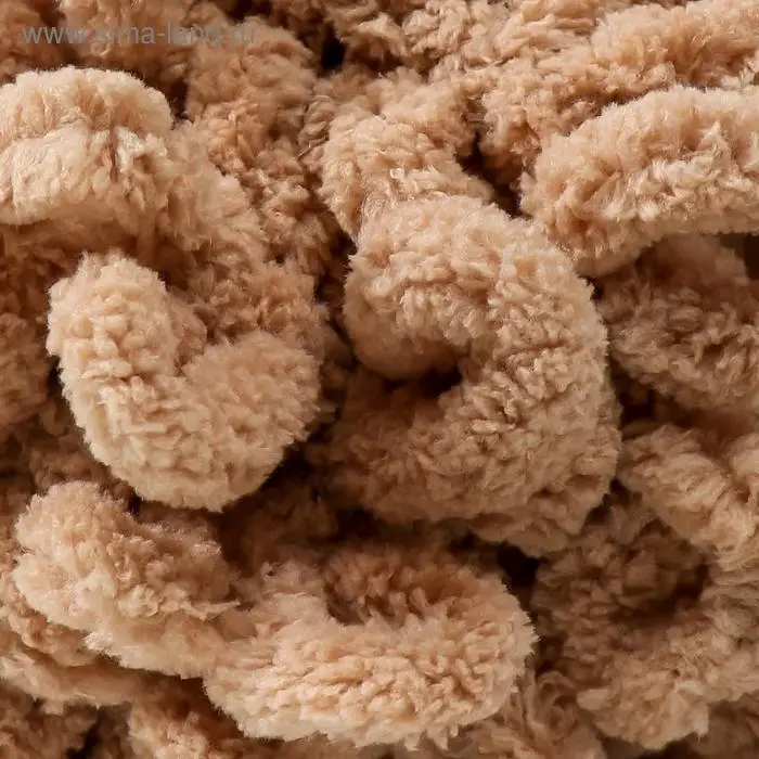 Плюшевая пряжа для вязания руками ALIZE, Puffy, 100 % микрополиэстер, 9 м/100 г, (262 бежевый)