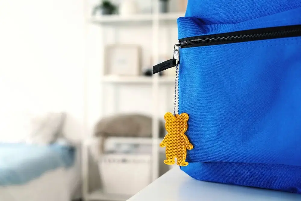 Пешеходный светоотражатель &laquo;Мишка&raquo;, неон-желтый