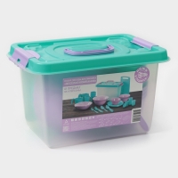 Набор посуды для пикника &laquo;Весёлая компания&ndash; 2&raquo;, на 4 персоны, 41 предмет, пластик, МИКС