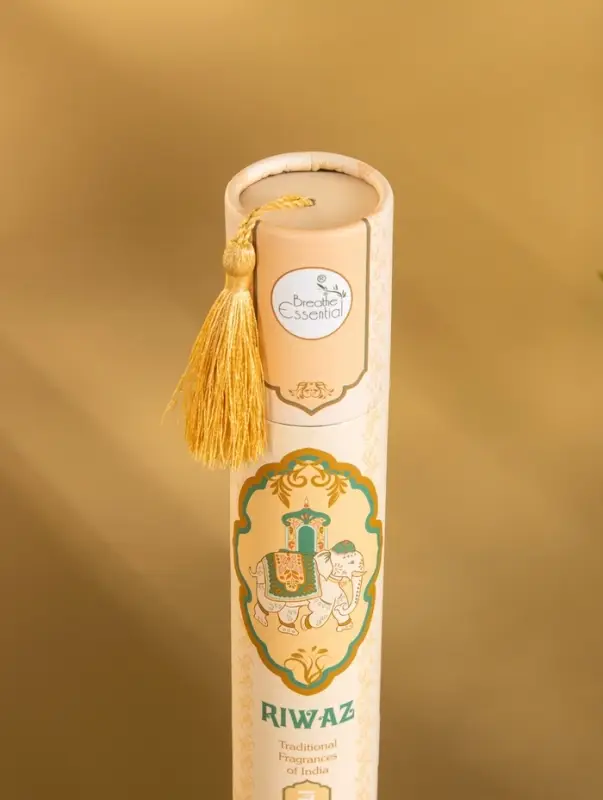 Благовония в тубусе "Кардамон и Нероли" 30 штук с деревянной подставкой