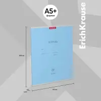 Тетрадь 24 листа в линейку, ErichKrause &laquo;Классика&raquo;, обложка мелованный картон, МИКС