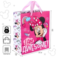 Пакет подарочный, 23х27х11.5 см, упаковка, Минни Маус