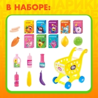 Игровой набор &laquo;Тележка с продуктами&raquo;, Смешарики