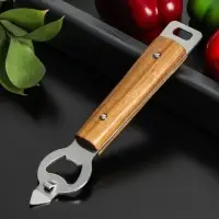 Нож консервный Доляна &laquo;Дровосек&raquo;, нержавеющая сталь, цвет коричневый